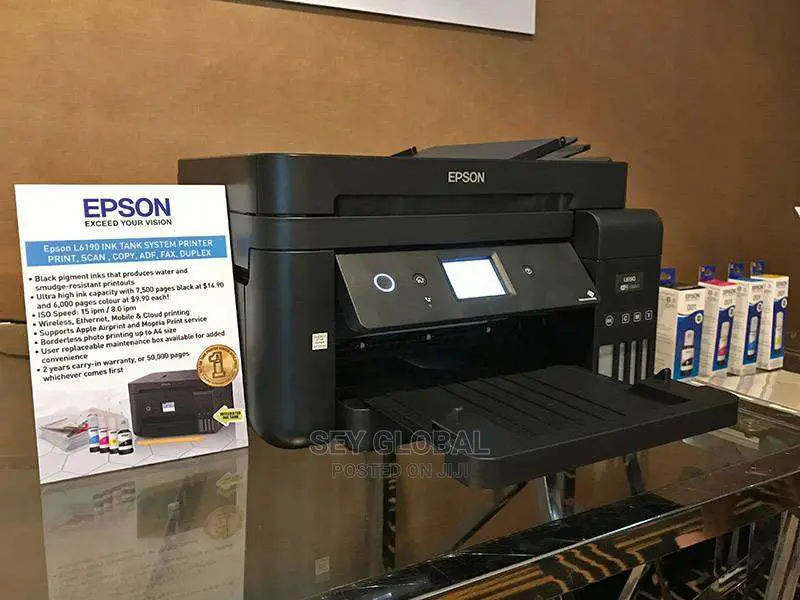 Epson L6170 Colour 3 in 1 Ink Tank System Printer - Black