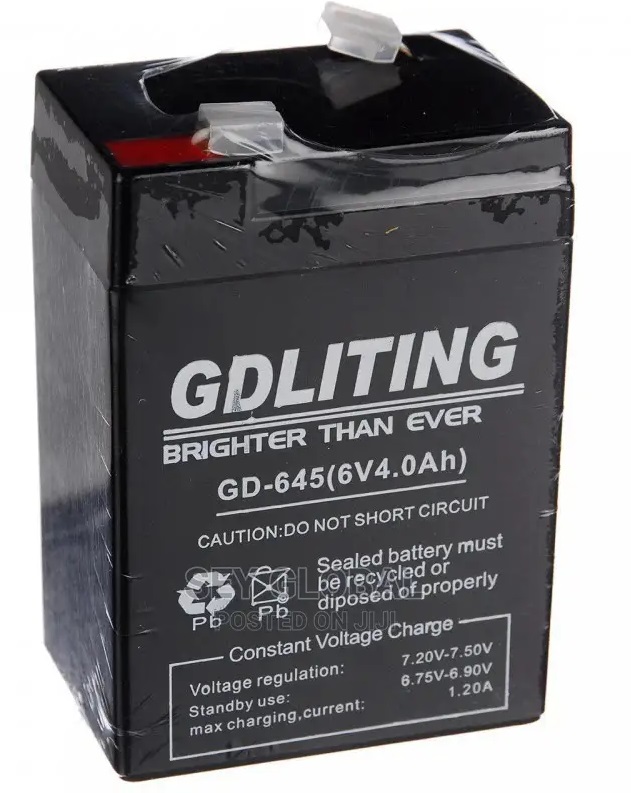 6V 4.0 AH Rechargeable Sealed Lead Acid Battery