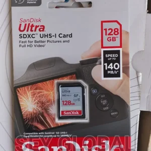 Sandisk Ultra SDHC Memory Card 128gb 80mb