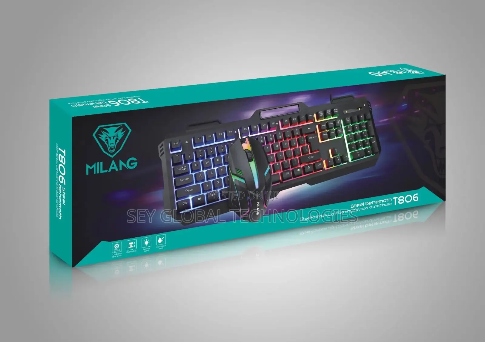 MILANG Gaming Wired Keyboard Mouse With Cool RGB Backlight - Image 3