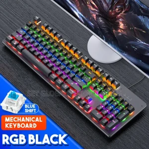 MILANG Gaming Wired Keyboard Mouse With Cool RGB Backlight