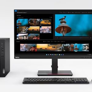 LENOVO DESKTOP - THINK CENTER NEO 50S GEN4, MINI TOWER, CORE I3, 12TH GEN, 12100, 3.30 GHZ, 4GB DDR4 RAM,  256GB SSD, DVDRW, + D19-10 LCD MONITOR, KB, MOUSE, DOS