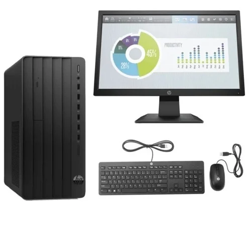 HP DESKTOP 290 G9, INTEL CORE I7, 12TH GEN, 12700, 8GB DDR4 3200 RAM, 512 SSD, DOS, USB KB, USB MOUSE, + HP MONITOR 20 MONITOR